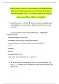 Supervising special populations Verified Multiple  Choice and Conceptual Actual Exam Questions  With Reviewed 100&percnt; Correct Detailed Answers   Guaranteed Pass&excl;&excl;Current Update