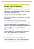 NJ DEFENSIVE DRIVING EXAMINATION TEST QUESTIONS AND SOLUTIONS 2025&sol;2026 GRADED A&plus;