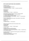 MTA EXAM QUESTIONS AND ANSWERS