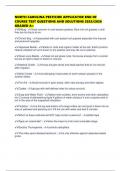 NORTH CAROLINA PESTICIDE APPLICATOR END OF COURSE TEST QUESTIONS AND SOLUTIONS 2025&sol;2026 GRADED A&plus;