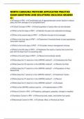 NORTH CAROLINA PESTICIDE APPLICATOR PRACTICE EXAM QUESTIONS AND SOLUTIONS 2025&sol;2026 GRADED A&plus;