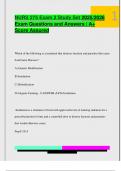 NURS 275 Exam 2 Study Set 2025&sol;2026  Exam Questions and Answers &vert; A&plus;  Score Assured