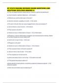 NY STATE WAXING REVISION EXAMS QUESTIONS AND SOLUTIONS 2025&sol;2026 GRADED A&plus;