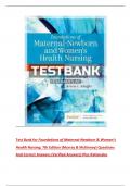Test Bank for Foundations of Maternal-Newborn & Women&rsquo;s  Health Nursing&comma; 7th Edition &lpar;Murray & McKinney&rpar; Questions  And Correct Answers &lpar;Verified Answers&rpar; Plus Rationales