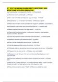 NY STATE WAXING EXAMS SCRIPT QUESTIONS AND SOLUTIONS 2025&sol;2026 GRADED A&plus;