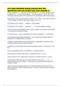 NYC HIGH PRESSURE BOILER EVALUATION TEST QUESTIONS AND SOLUTIONS 2025&sol;2026 GRADED A&plus;