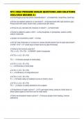 NYC HIGH PRESSURE BOILER QUESTIONS AND SOLUTIONS 2025&sol;2026 GRADED A&plus;