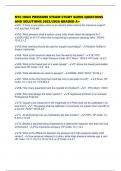 NYC HIGH PRESSURE STEAM STUDY GUIDE QUESTIONS AND SOLUTIONS 2025&sol;2026 GRADED A&plus;
