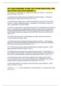 NYC HIGH PRESSURE STEAM TEST PAPER QUESTIONS AND SOLUTIONS 2025&sol;2026 GRADED A&plus;