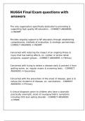 NU664 Final Exam questions with answers