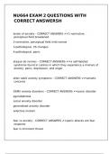 NU664 EXAM 2 QUESTIONS WITH CORRECT ANSWERS