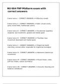 NU 664 FNP Midterm exam with correct answers