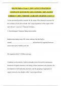 BIL150 Mallery Exam 1 &vert; 2025 LATEST UPDATED&vert;219  COMPLETE QUESTIONS AND ANSWERS &vert; 100&percnt; RATED CORRECT &vert; 100&percnt; VERFIED &vert; ALREADY GRADED A&plus;&vert;GET A&plus;