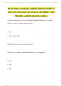 BIL150 Mallery Exam 4 &vert; 2025 LATEST UPDATED&vert;  COMPLETE QUESTIONS AND ANSWERS &vert; 100&percnt; RATED CORRECT &vert; 100&percnt; VERFIED &vert; ALREADY GRADED A&plus;&vert;GET A&plus;