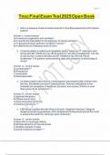 Tncc Final Exam Test 2025 Open Book Questions and Answers&period;