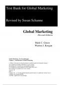 Test Bank For Global Marketing&comma; 11th Edition Mark C&period; Green Warren J&period; Keegan