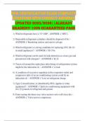 EPA Certification Exam Complete Questions with Correct Answers Updated 2025&sol;2026&vert;&vert;Already Graded&excl;&excl;&excl; 100&percnt; Guaranteed Pass