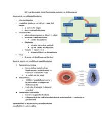 Cardio/Cardiovasculair samenvatting MARTINI