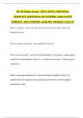 BIL150 Mallery Exam 2 &vert; 2025 LATEST UPDATED&vert; 64 COMPLETE QUESTIONS AND ANSWERS &vert; 100&percnt; RATED CORRECT &vert; 100&percnt; VERFIED &vert; ALREADY GRADED A&plus;&vert;GET A&plus;