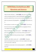 NFHS Bundled Exams Questions and Answers 100&percnt; Pass &vert;Verified and Updated 