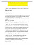 WEEK 6 NURS-6501N-32&comma; ADVANCED PATHOPHYSIOLOGY MIDTERM EXAM QUESTIONS AND CORRECT ANSWERS