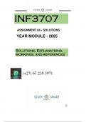 INF3707 ASSIGNMENT 4 &lpar;QUESTIONS AND ANSWERS&rpar;DUE - 5 SEPTEMBER 2025
