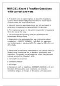 NUR 211 Exam 1 Practice Questions with correct answers&period;
