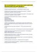 PMT 106 ENTOMOLOGY EVALUATION EXAMS QUESTIONS AND SOLUTIONS 2025&sol;2026 GRADED A&plus;