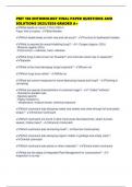 PMT 106 ENTOMOLOGY FINAL PAPER QUESTIONS AND SOLUTIONS 2025&sol;2026 GRADED A&plus;