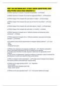 PMT 106 ENTOMOLOGY STUDY GUIDE QUESTIONS AND SOLUTIONS 2025&sol;2026 GRADED A&plus;
