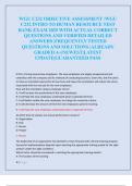 WGU C232 OBJECTIVE ASSESSMENT &sol;WGU  C232 INTRO TO HUMAN RESOURCE TEST  BANK EXAM 2025 WITH ACTUAL CORRECT  QUESTIONS AND VERIFIED DETAILED  ANSWERS &vert;FREQUENTLY TESTED  QUESTIONS AND SOLUTIONS &vert;ALREADY  GRADED A&plus;&vert;NEWEST&vert;LATEST  UPDATE&vert;GUARANTEED PASS 