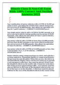 Illinois Class B Non-Cdl Exam With 100&percnt; Correct And Verified Answers 2025
