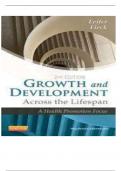 TEST BANK FOR GROWTH AND DEVELOPMENT ACROSS THE LIFESPAN 3RD EDITION BY GLORIA LEIFER&comma; EVE FLECK &vert; ALL CHAPTERS C0VERED 1-16 &vert; COMPLETE GUIDE A&plus;
