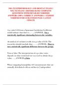 NSG 522 EPIDEMIOLOGY AND BIOSTAT EXAM 1  NSG 522 EXAM 1 2025&sol;2026 BANK COMPLETE  QUESTIONS WITH DETAILED VERIFIED  ANSWERS &lpar;100&percnt; CORRECT ANSWERS&rpar; &sol; &sol; EXPERT  VERIFIED FOR GURANTEED PASS &sol; LATEST  UPDATE