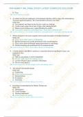 FNP NUR671 STUDY LATEST COMPLETE SOLUTION