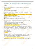 FNP NUR671 WH&lowbar;FINAL STUDY COMPLETE SOLUTION