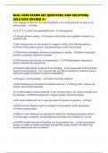 RCAL CORE EXAMS SET QUESTIONS AND SOLUTIONS 2025&sol;2026 GRADED A&plus;