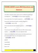 SNHD AEMT exam 2025 Questions and Answers