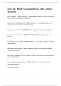 nurs 221 final Exam questions with correct answers