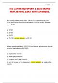 ICC VAPOR RECOVERY 2 2025 BRAND  NEW ACTUAL EXAM WITH ANSWERS&period; 