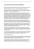 C105 WGU QUESTIONS AND ANSWERS