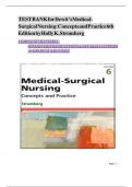 TEST BANK FOR Medical-Surgical Nursing&colon; Concepts and Practice 6th Edition by Holly K&period; Stromberg ISBN&colon; 978-0443121029 COMPLETE GUIDE ALL CHAPTERS COVERED WITH RATIONALES 100&percnt; VERIFIED A&plus; GRADE ASSURED&excl;&excl;&excl;&excl;&excl;&excl;NEW LATEST UPDATE&excl;&excl;&excl;&excl;&excl;&excl;