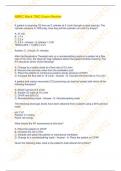 NBRC Mock TMC Exam Questions And Answers