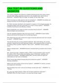 CNA TEST &num;6 QUESTIONS AND ANSWERS