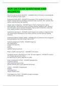 NUR 166 EXAM QUESTIONS AND ANSWERS