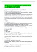 NUR2140 EXAM &num;1 QUESTIONS WITH CORRECT ANSWERS
