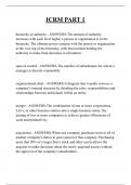 ICRM PART 1 QUESTIONS AND ANSWERS 2025