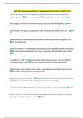 RWP Exam Questions and Answers &vert;Complete Solutions Graded A&plus; &vert;100&percnt; Correct 