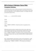 RICA Subtest 2 Multiple Choice With Complete Solution&period;