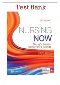 Test Bank for Nursing Now Today's Issues&comma; Tomorrows Trends&comma; 8th Edition by Joseph T&period; Catalano All Chapters 1-30 LATEST